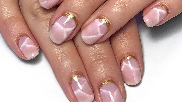 The Half-Moon Nail Trend For Fall | POPSUGAR Beauty