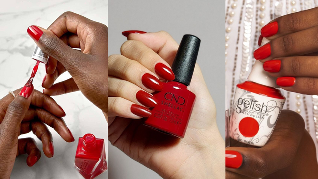 12 Red Wedding Nails Looks Inspired by the Red Nail Theory