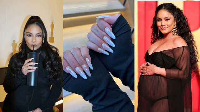 Vanessa Hudgen's Elegant Nails At Oscar 2024