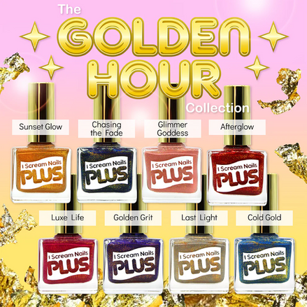 Where Light Meets Luxury – Discover with the I Scream Nails Golden Hour Collection