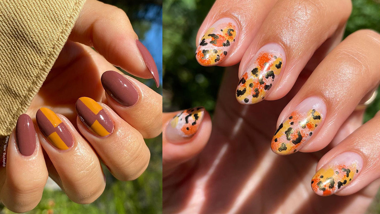 Pointless Cafe: Autumn Leaves Nail Art