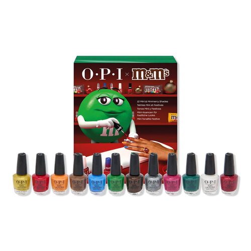 OPI - Nail Lacquer - OPI x M&M's Holiday 2026 - 12pc Mini-Pack Collection 0.5 oz