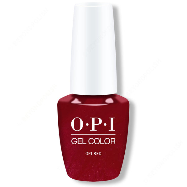 OPI GelColor - OPI Red 0.5 oz - #GCL72 - Gel Polish - Nail Polish at Beyond Polish