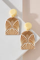 Abstract Painted Dangling Earrings - Earrings at Beyond Polish