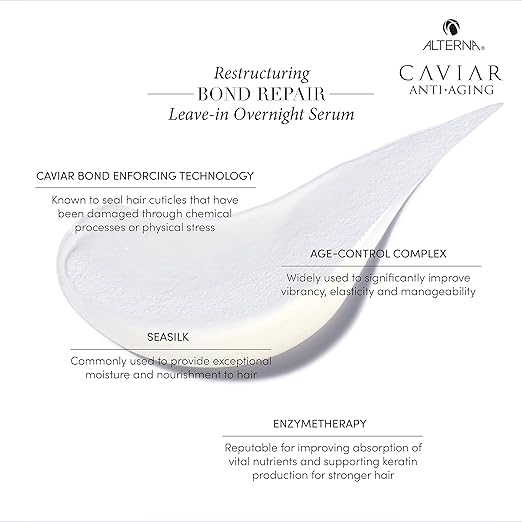 Alterna Caviar - Anti-Aging Bond Repair Leave-In Overnight Serum 100 ml /3.4 oz - Hair at Beyond Polish