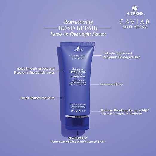 Alterna Caviar - Anti-Aging Bond Repair Leave-In Overnight Serum 100 ml /3.4 oz - Hair at Beyond Polish