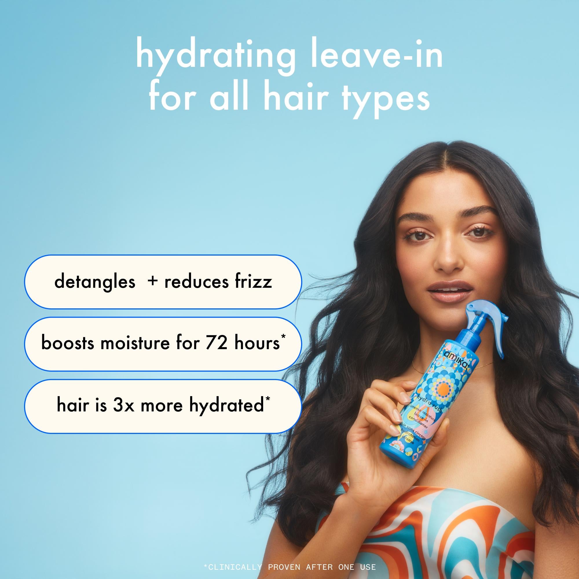 Amika - Hydro Rush Intense Moisture Leave-In Conditioner – 200ml / 6.7 oz - Hair at Beyond Polish