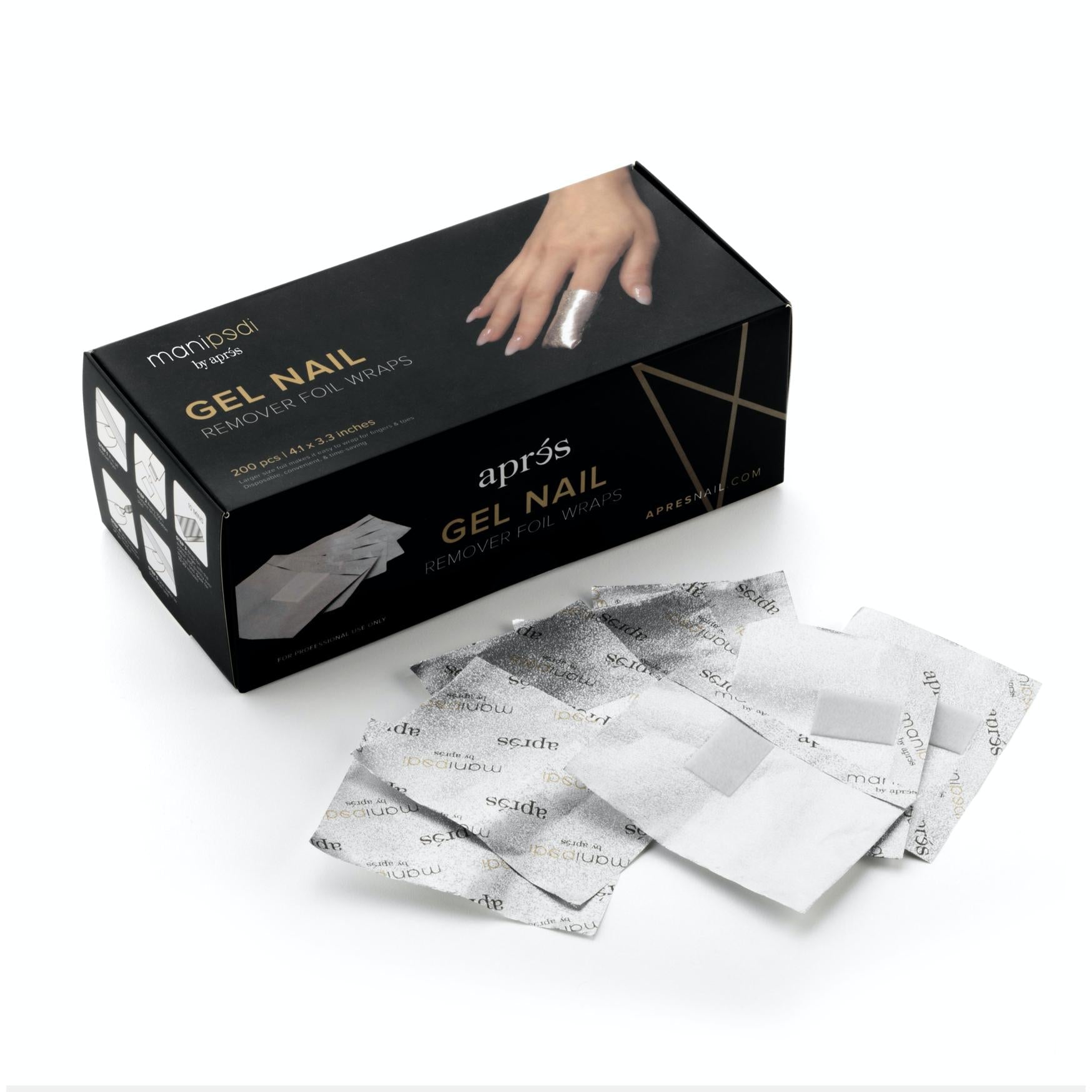 Apres - Aprés Nail Foil Remover Wraps/ 200Pcs Per Box - Cleansers & Removers at Beyond Polish