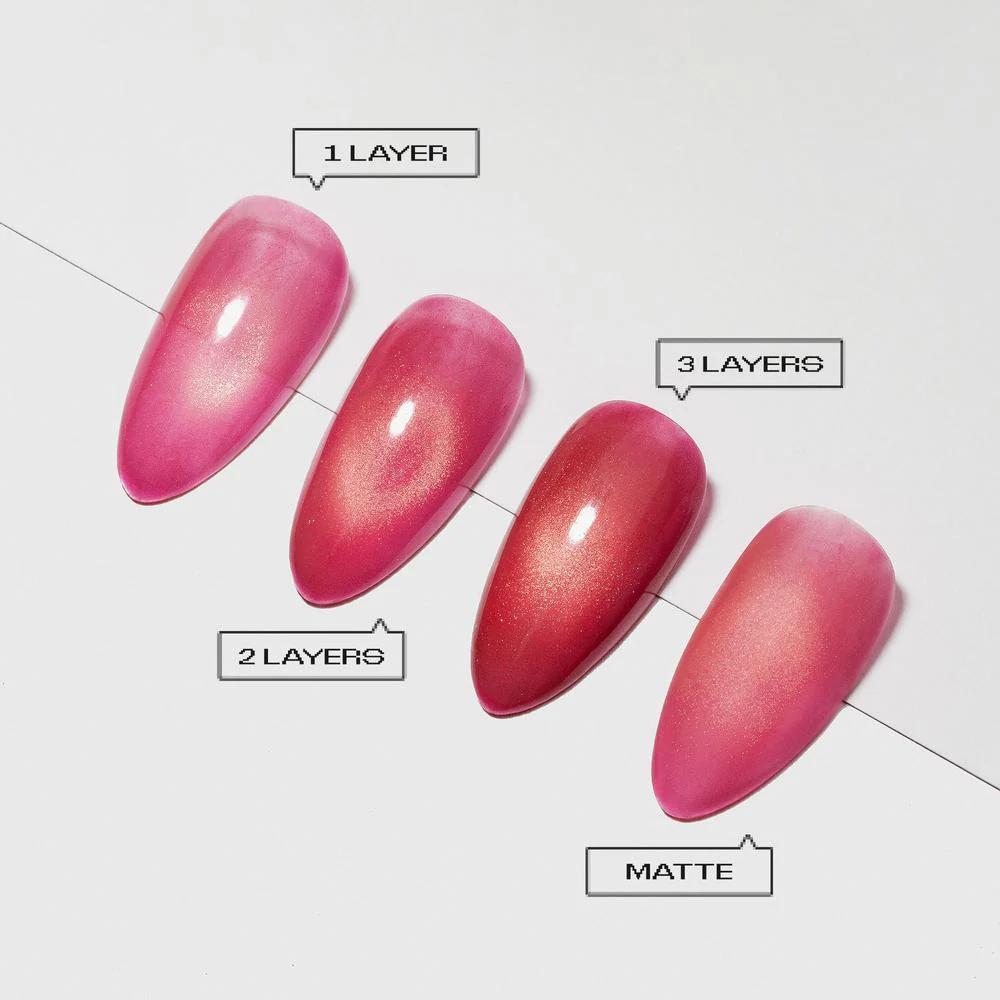 Apres - Gel Couleur - Cat Eye - Dual Cherry - Gel Polish at Beyond Polish