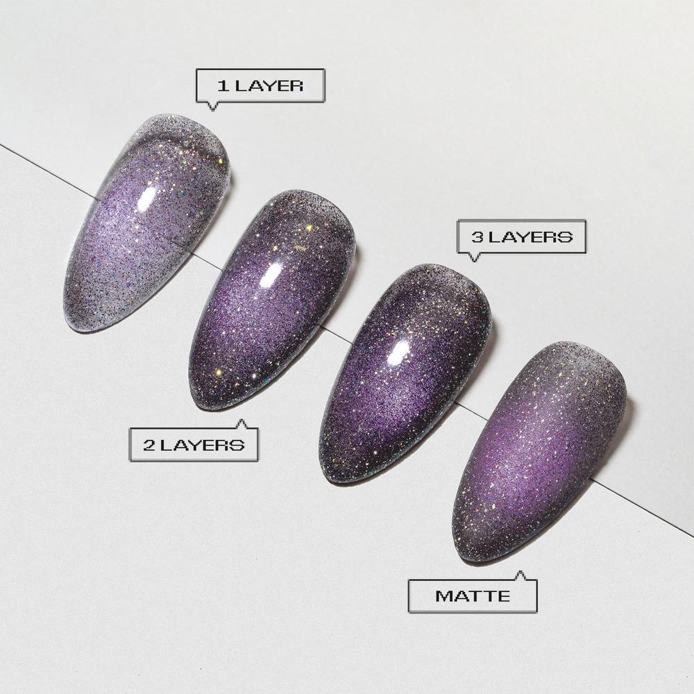 Apres - Gel Couleur - Magnetic Flash Glitter - 404 Feelings Not Found - Gel Polish at Beyond Polish