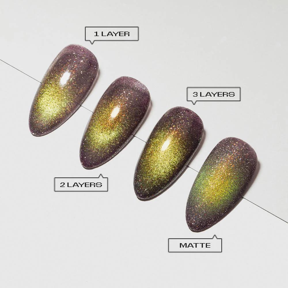 Apres - Gel Couleur - Magnetic Flash Glitter - Matrix Glow - Gel Polish at Beyond Polish