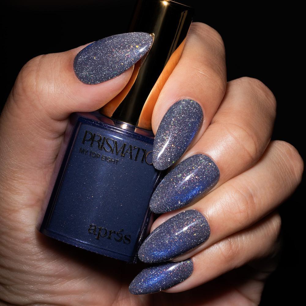 Apres - Gel Couleur - Magnetic Flash Glitter - My Top Eight - Gel Polish at Beyond Polish