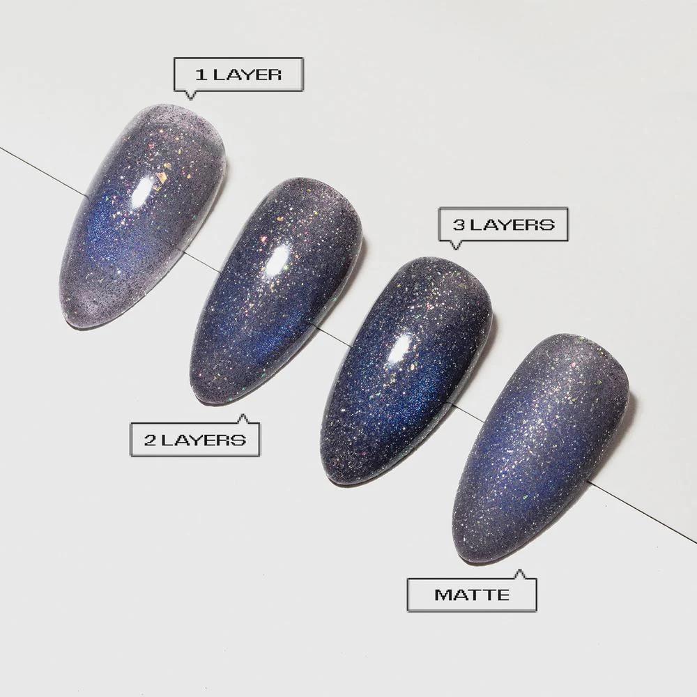 Apres - Gel Couleur - Magnetic Flash Glitter - My Top Eight - Gel Polish at Beyond Polish