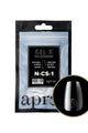Aprés - Gel-X 2.0 Refill Bags - Natural Coffin Short Size 1 (50 Pcs) - Nail Extensions at Beyond Polish