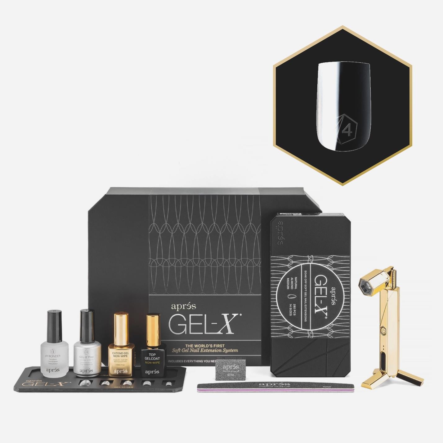Aprés Gel-X Signature Kit Natural Square XS | Beyond Polish