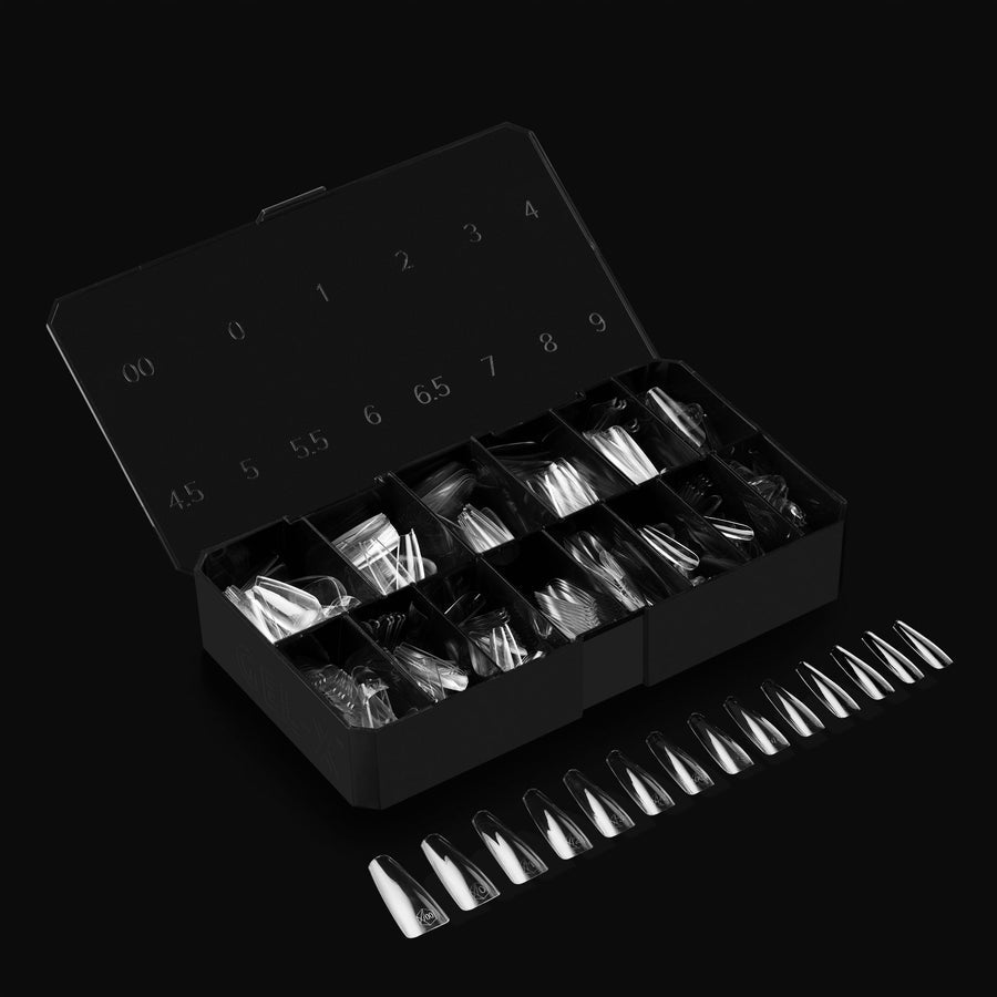 Aprés - Gel-X Tips 2.0 - Natural Coffin Long (600 Pcs) - Nail Extensions at Beyond Polish