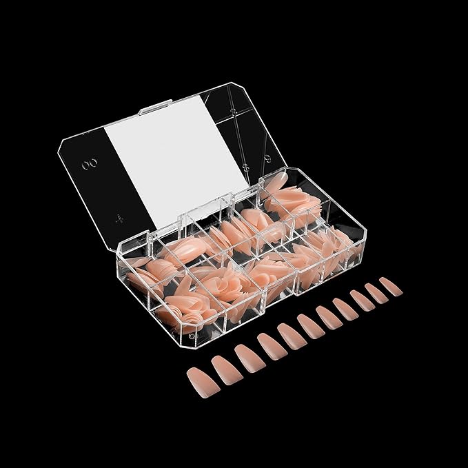 Aprés - Gel-X Tips 2.0 - Sculpted Coffin Short Box Of Tips (600 Pcs) - Nail Extensions at Beyond Polish