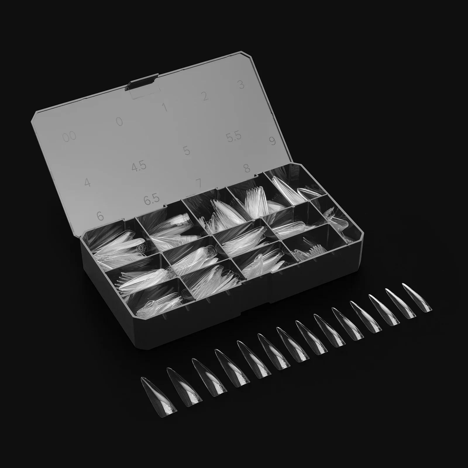 Aprés - Gel-X Tips 2.0 - Sculpted Stiletto Extra Extra Long (420pcs) - Nail Extensions at Beyond Polish