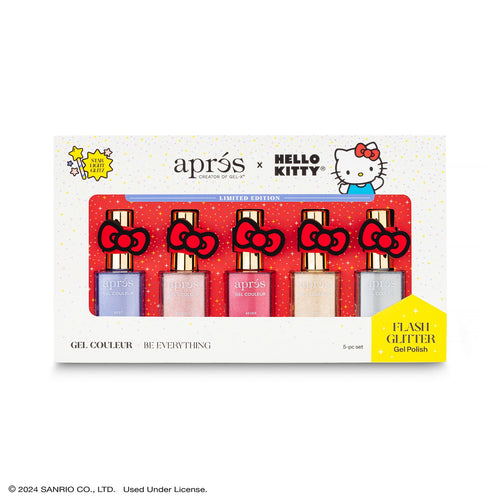 Aprés - Hello Kitty Best Friends Flash Glitter Gel Couleur Set