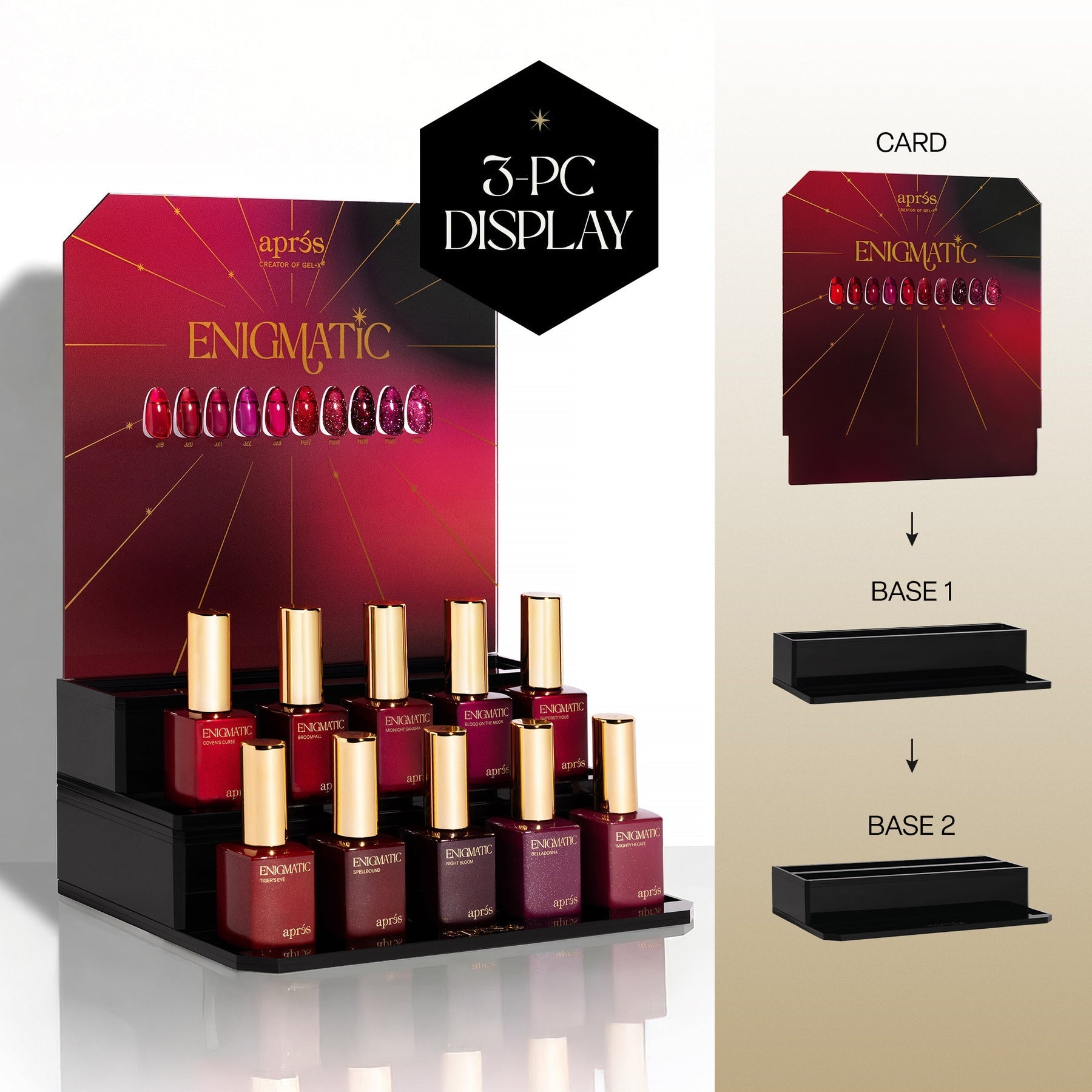 Apres - Hema Free Gel Couleur - Enigmatic Collection with Display - Gel Polish at Beyond Polish