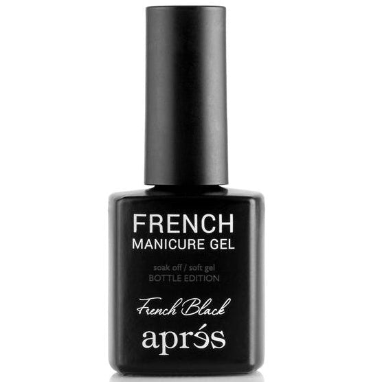 Aprés - Hema Free Gel Couleur - French Manicure Gel - Black - Gel Polish at Beyond Polish