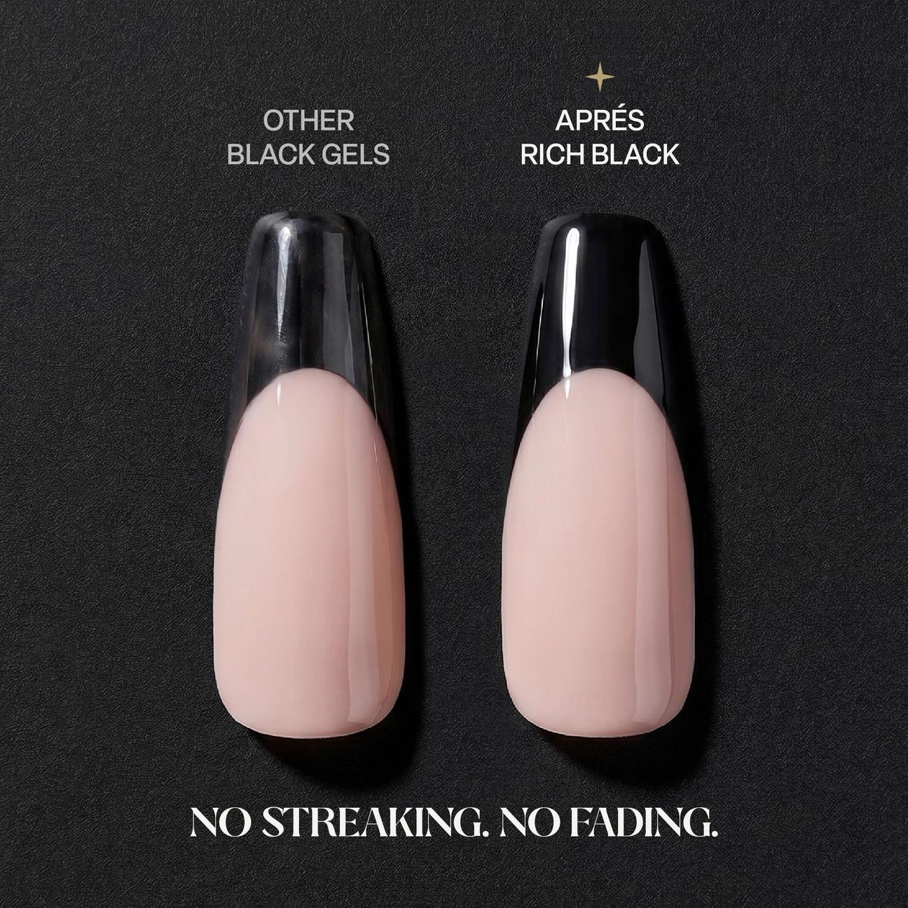 Apres - Hema Free Gel Couleur - Rich Black, 30Ml - Gel Polish at Beyond Polish