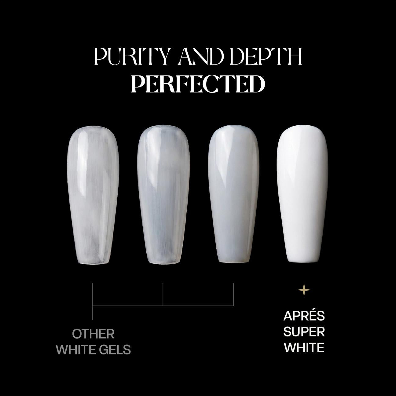 Apres - Hema Free Gel Couleur - Super White, 15Ml - Gel Polish at Beyond Polish