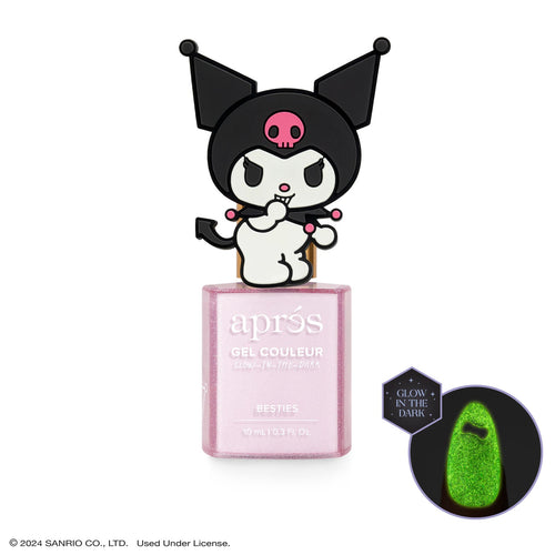 Aprés - Kuromi Flash Glitter Gel Couleur - Besties