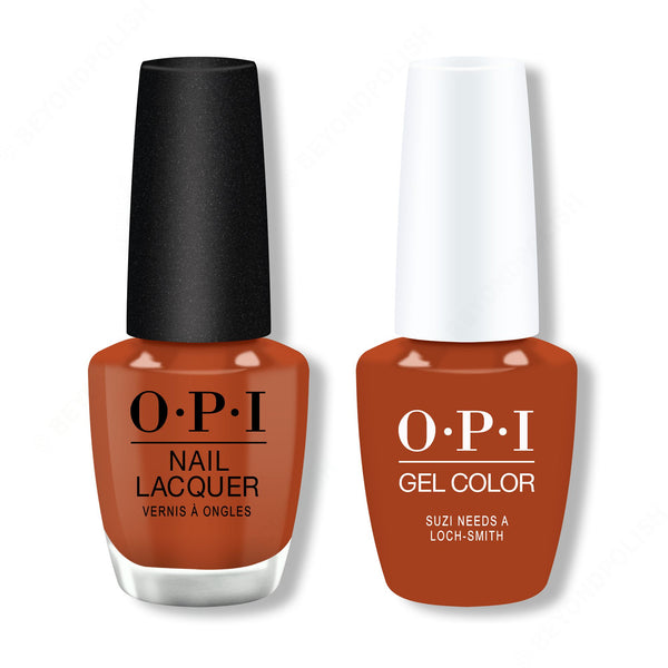 OPI - Gel & Lacquer Combo - Suzi Needs a Loch-smith - Gel & Lacquer Polish - Nail Polish at Beyond Polish