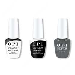 OPI - GelColor Combo - Stay Classic Base, Shiny Top & Clean Slate - Gel Polish at Beyond Polish