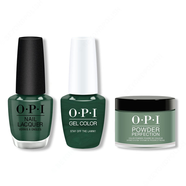 OPI - Gel, Lacquer & Dip Combo - Stay off the Lawn!! - Gel, Lacquer & Dip - Nail Polish at Beyond Polish