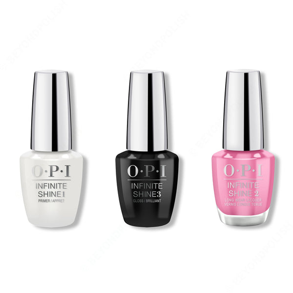OPI - Infinite Shine Combo - Base, Top & Two-Timing the Zones - #ISLF80 - Nail Lacquer at Beyond Polish