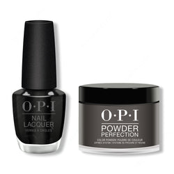 OPI - Lacquer & Dip Combo - Black Onyx - Lacquer & Dip at Beyond Polish