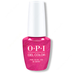 OPI GelColor - Pink, Bling, and Be Merry 0.5 oz - #HPP08 - Gel Polish at Beyond Polish