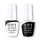 OPI GelColor - Stay Classic Base & Stay Shiny Top Coat 0.5 oz - Top & Base Coats - Nail Polish at Beyond Polish