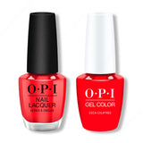 OPI - Gel & Lacquer Combo - Coca-Cola Red - Gel & Lacquer Polish at Beyond Polish