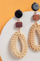 Bamboo Drop Earrings - Earrings at Beyond Polish