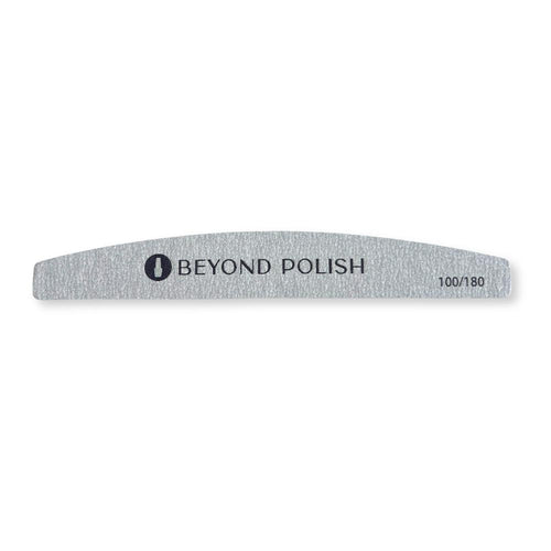 Beyond Polish - Half Moon Nail File 100/180 Grit