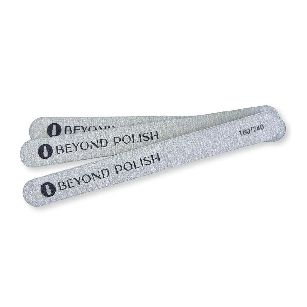 Beyond Polish - Nail File 180/240 Grit - 3 Pc - Manicure & Pedicure Tools at Beyond Polish