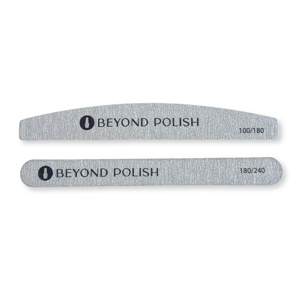 Beyond Polish - Nail File Set 100/180/240 Grit - 2 Pc - Manicure & Pedicure Tools at Beyond Polish