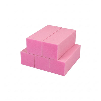 Beyond Polish - Pink Buffer White Grit Premium 3-Way 100/180 Grit – 5pcs - Manicure & Pedicure Tools at Beyond Polish