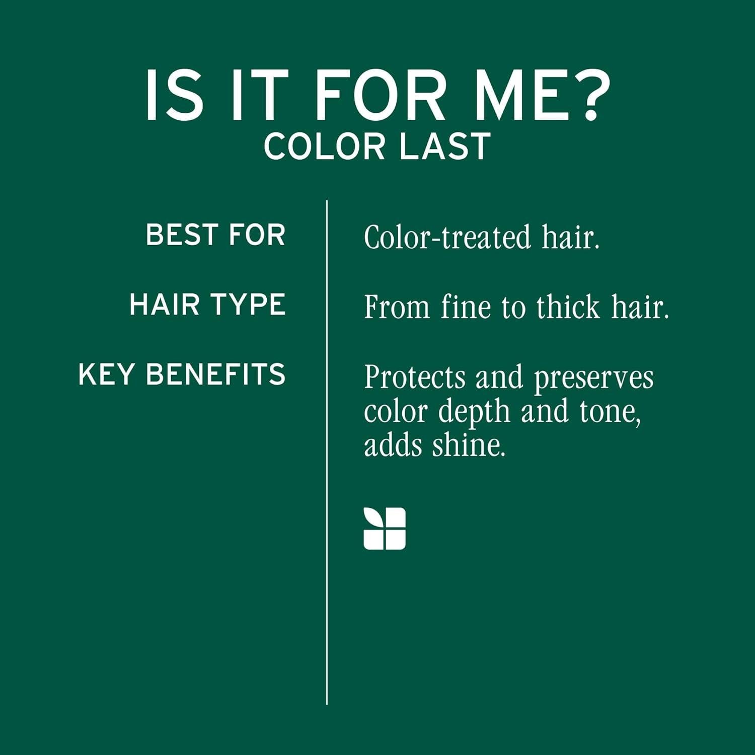 Biolage - Color Last Conditioner - 1 Liter / 33.8 oz - Hair at Beyond Polish