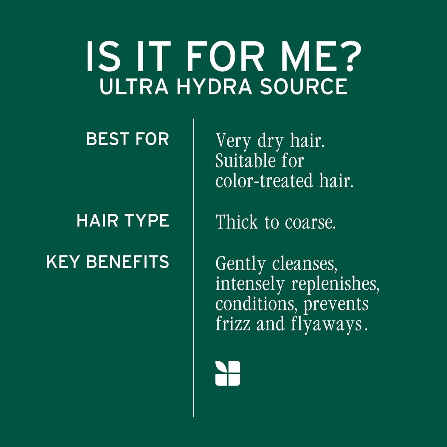 Biolage - Ultra Hydra Source Shampoo - 1 Liter / 33.8 oz - Hair at Beyond Polish