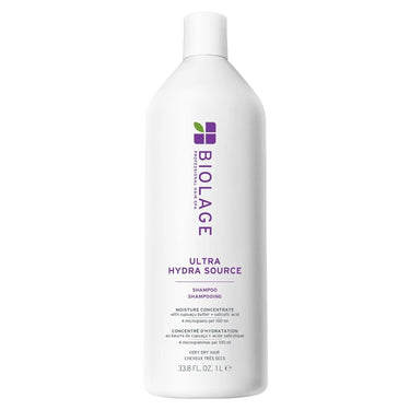 Biolage - Ultra Hydra Source Shampoo - 1 Liter / 33.8 oz - Hair at Beyond Polish