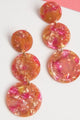 Blushed Resin Dangle Earrings - Earrings at Beyond Polish