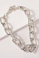 Bold Chain Necklace In Silver - Necklaces at Beyond Polish