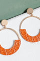 Borgata Circle Drop Earrings - Earrings at Beyond Polish
