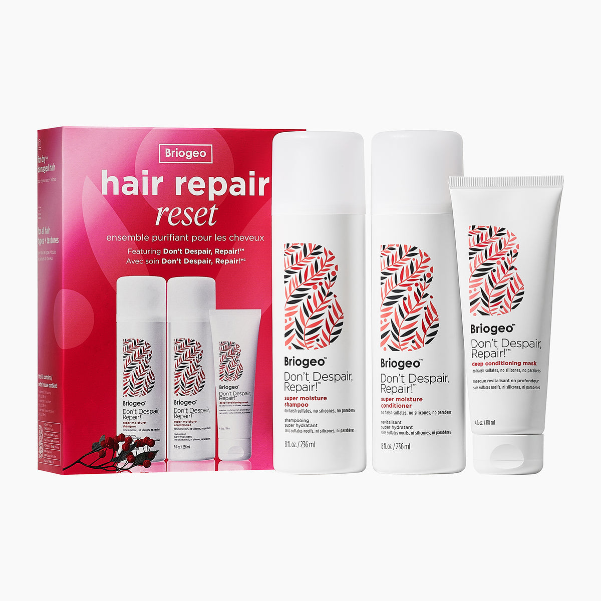 Briogeo - Don't Despair, Hair Repair Reset Set 1 oz - Hair at Beyond Polish