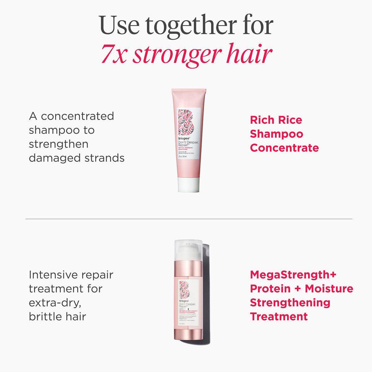 Briogeo - Don't Despair, Repair! Megastrength+ Rice Water Protein Treatment 5 oz - Hair at Beyond Polish