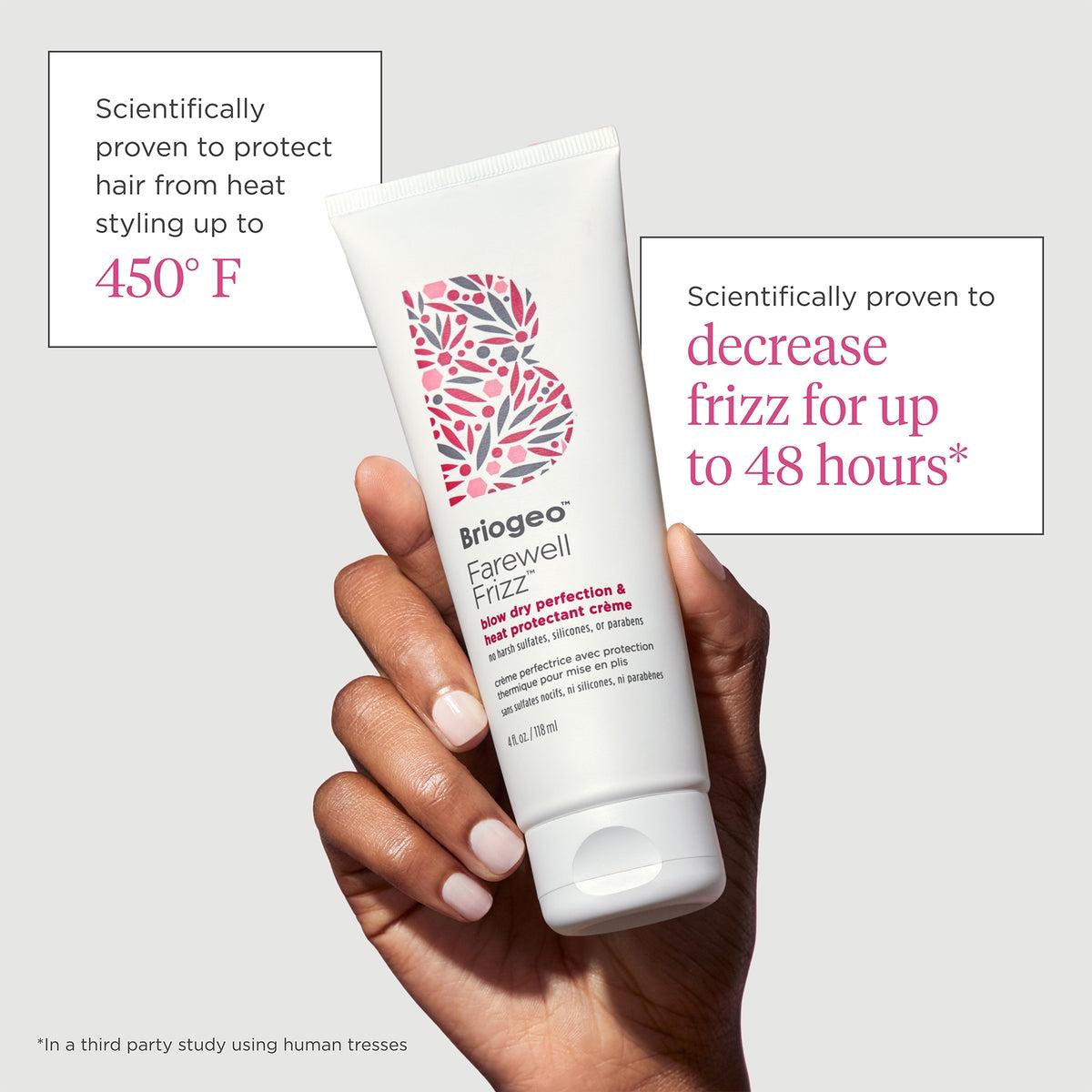 Briogeo - Farewell Frizz Blow Dry Perfection & Heat Protectant Crème 4 oz - Hair at Beyond Polish
